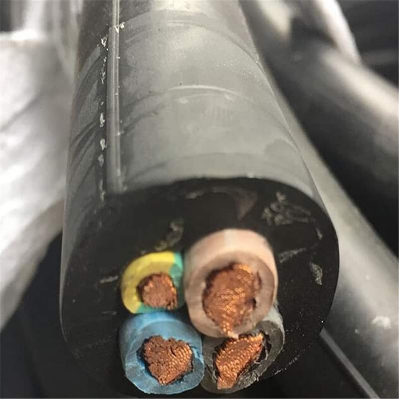 Round rubber submersible pump cable 450/750V for deep well pumps