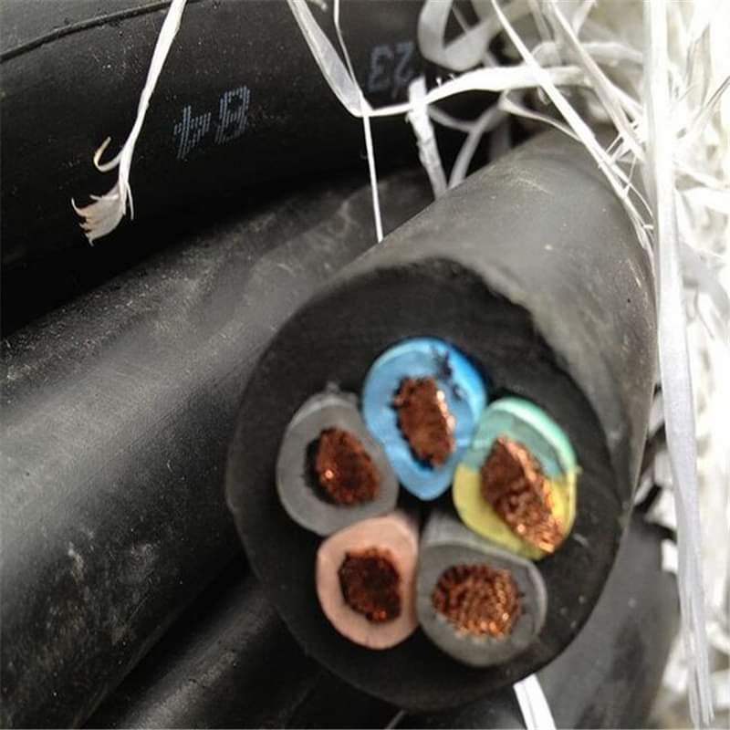 Round rubber submersible pump cable 450/750V for deep well pumps