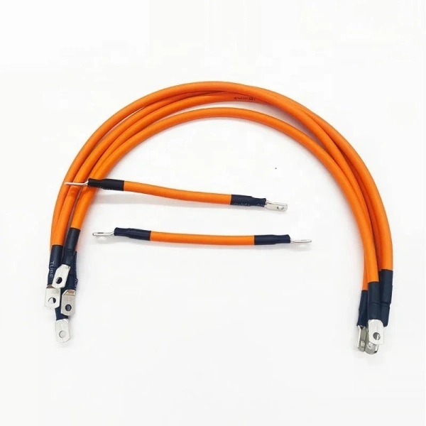 EV High Voltage Battery Harness with Corrugated Conduit
