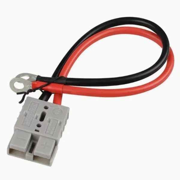 Anderson Style Plug to Ring Terminal Battery Cable