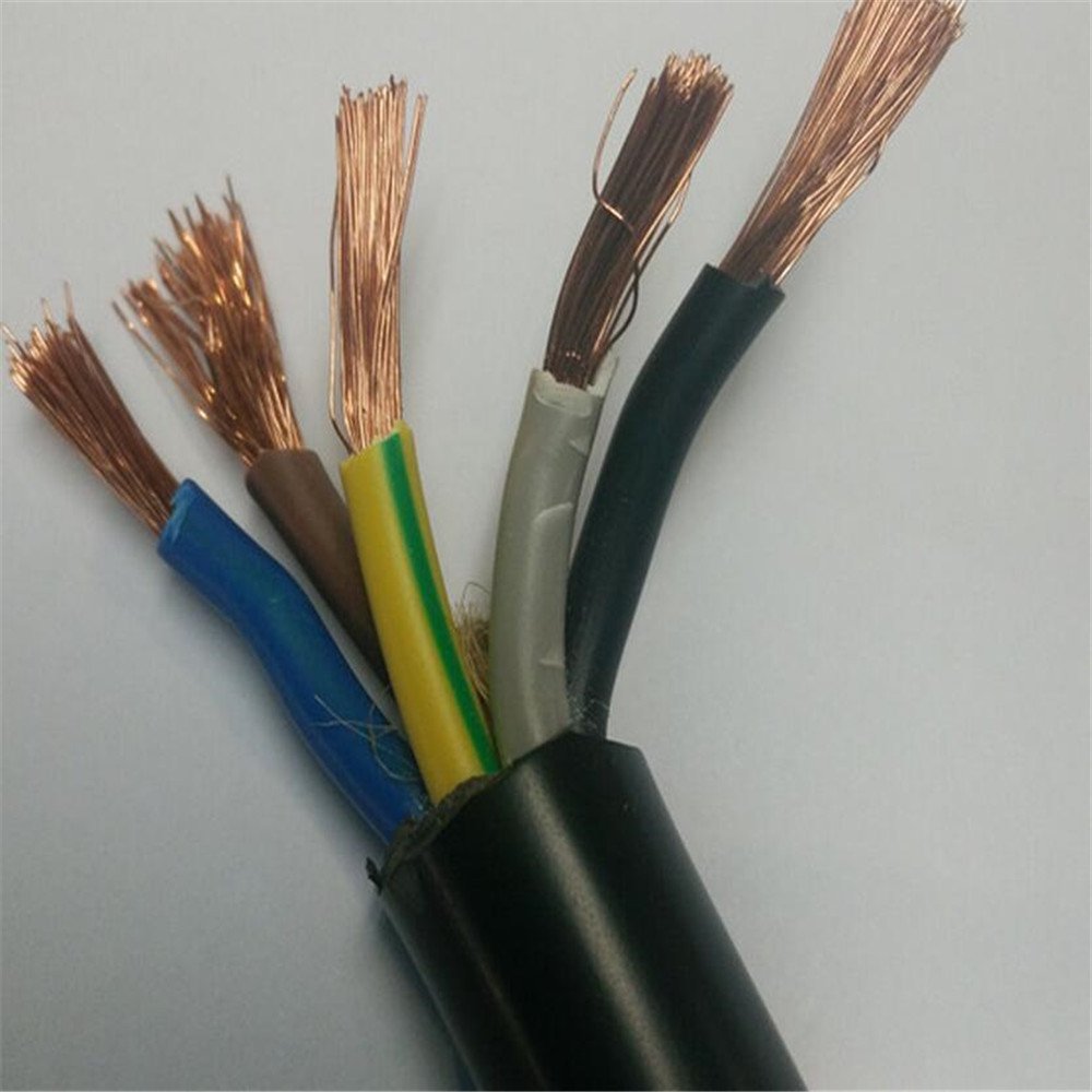 H07RN-F heavy duty rubber cable 450/750V with black neoprene sheath