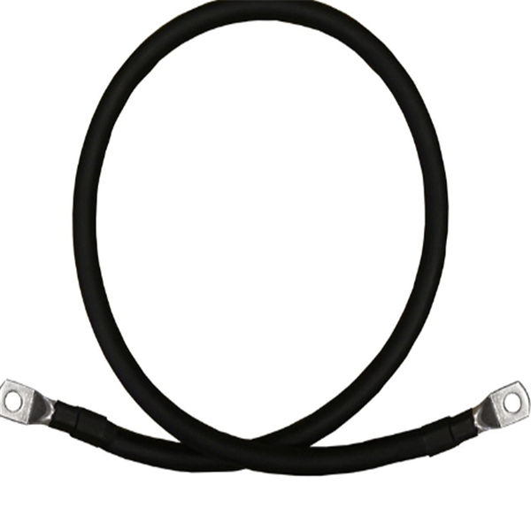 Pure Copper Vehicle Battery Cable with Lugs Red Black