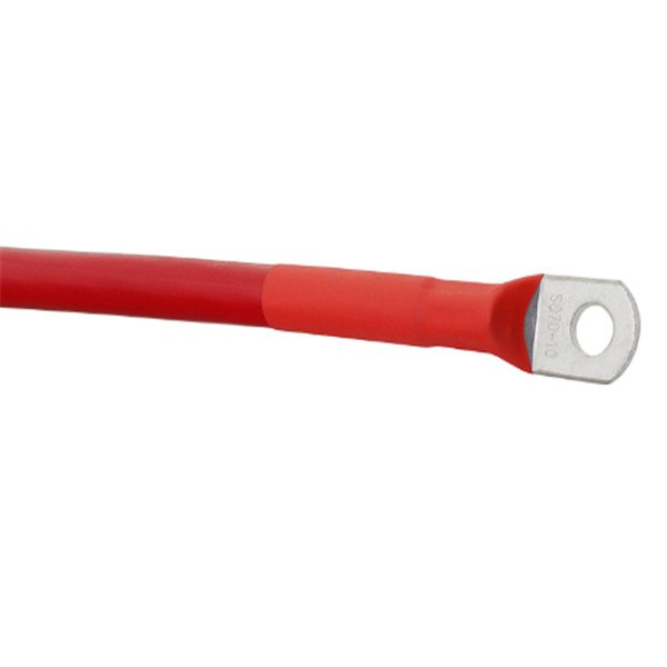 Pure Copper Battery Connection Cable with Lugs AWG & mm²