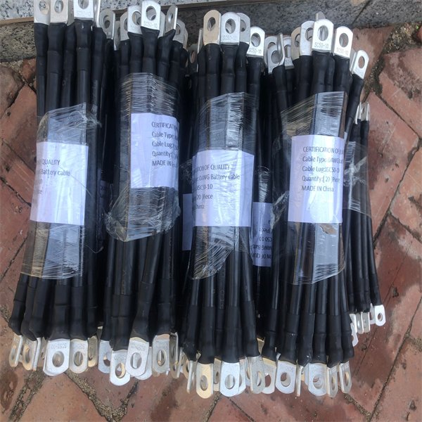 50mm² 70mm² Pure Copper Battery Cable with Crimped Lugs