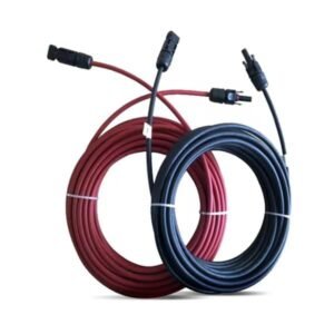 Custom length solar cable with MC4 connector